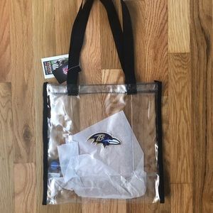 Baltimore ravens clear stadium bag